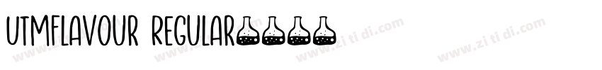 UTMFlavour Regular字体转换
